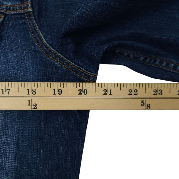 LOFT Denim Western Jacket Womens L Button Front Cropped Long Sleeve Pockets - Picture 16 of 16